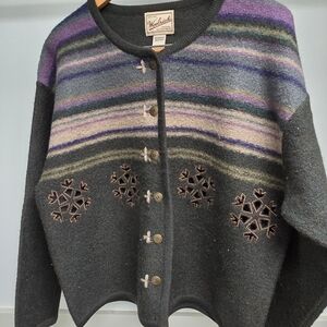 Woolrich Women's Multicolor Striped Cardigan